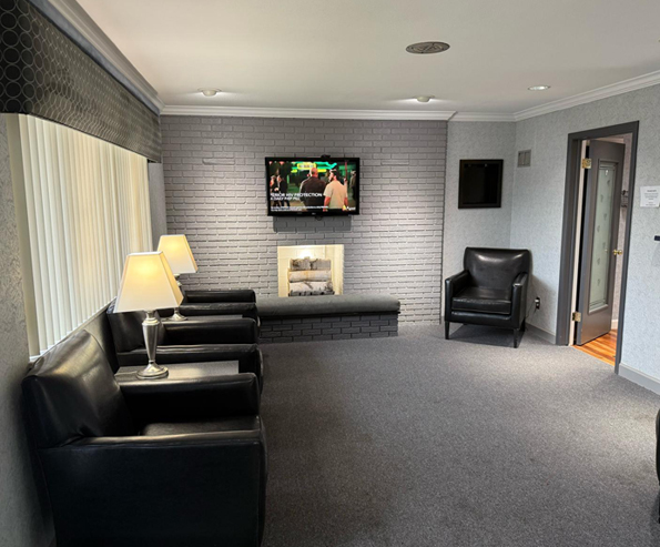 Modern waiting room at Village Family Dentistry of Farmington Hills dentist office in Farmington Hills MI